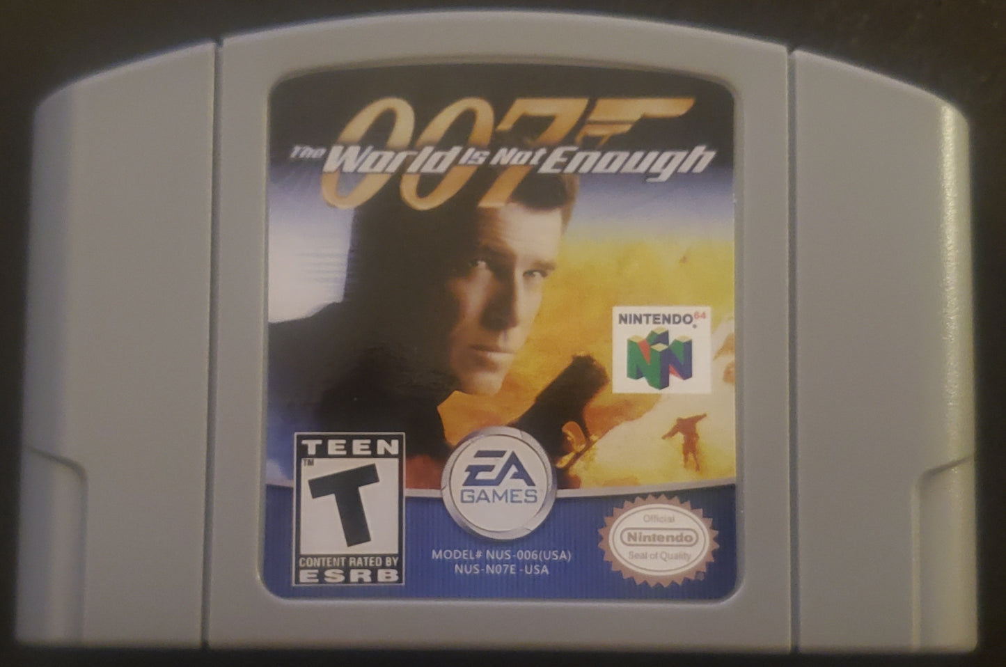 007 The World is Not Enough N64 Nintendo 64 Video Game Cartridge 2000