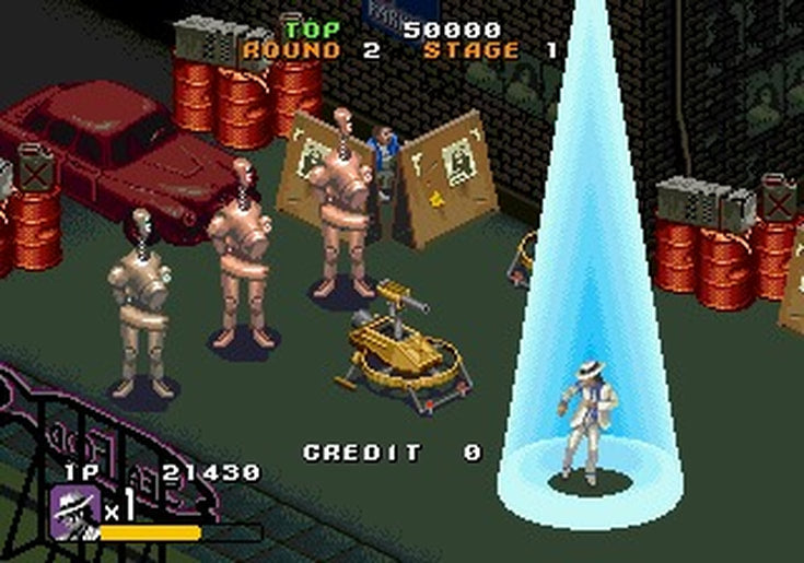 Michael Jackson's Moonwalker Sega Genesis Mega Drive Video Game