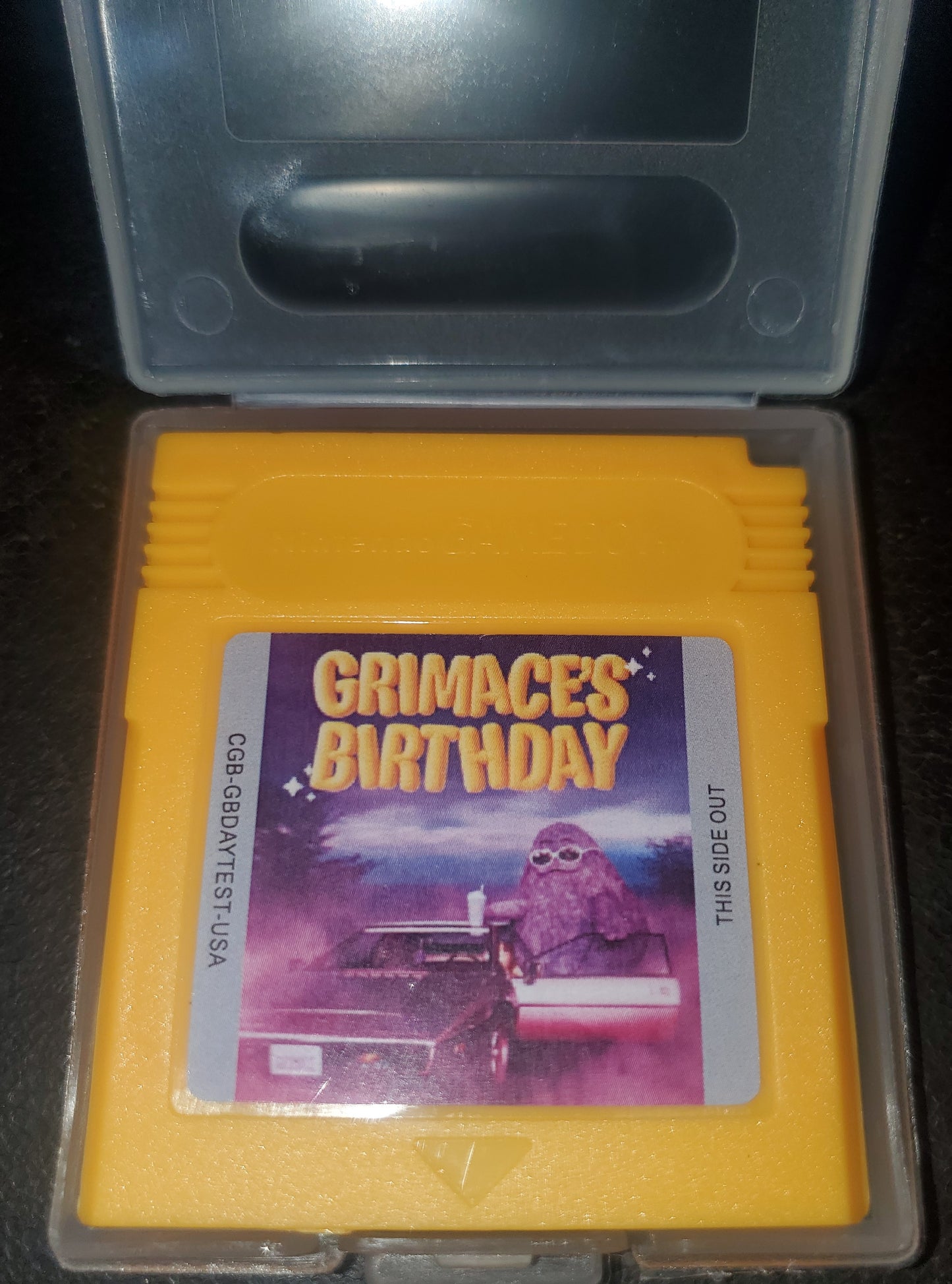 Grimace's Birthday GBC Video Game Gameboy Color McDonalds Rare