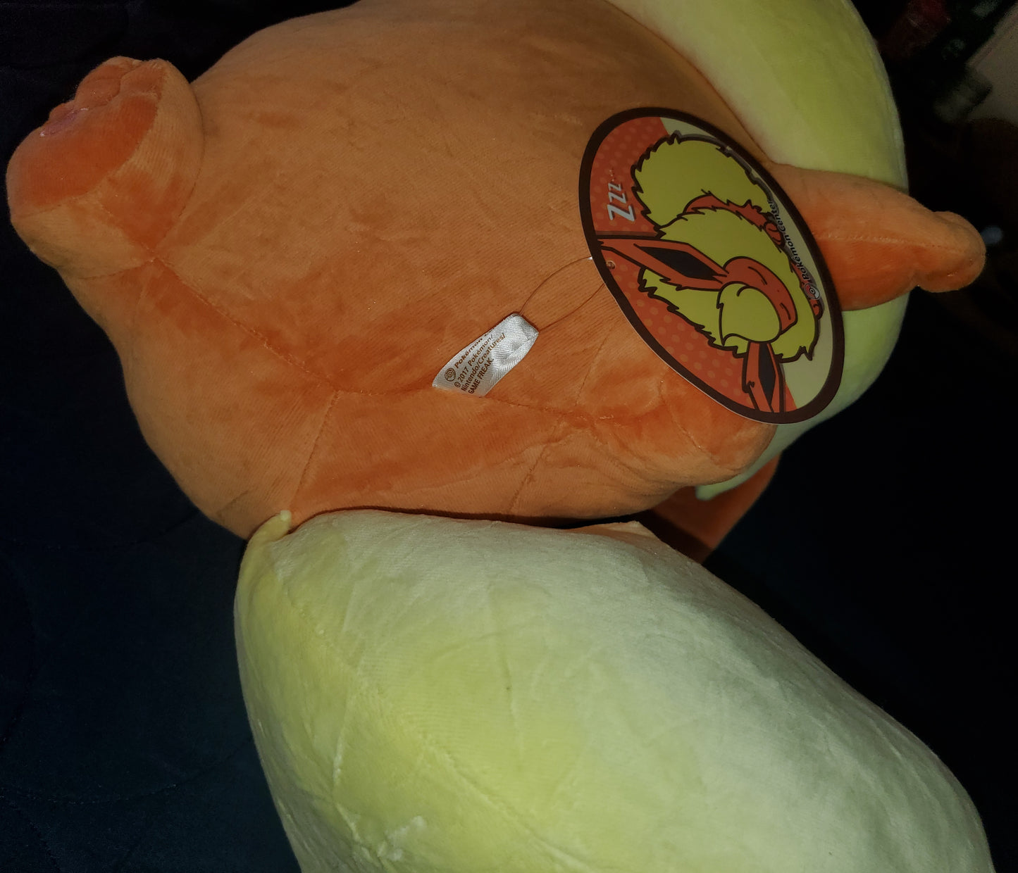 Pokemon Center Flareon Sleeper Plush Eeveelutions Plush Rare Authentic