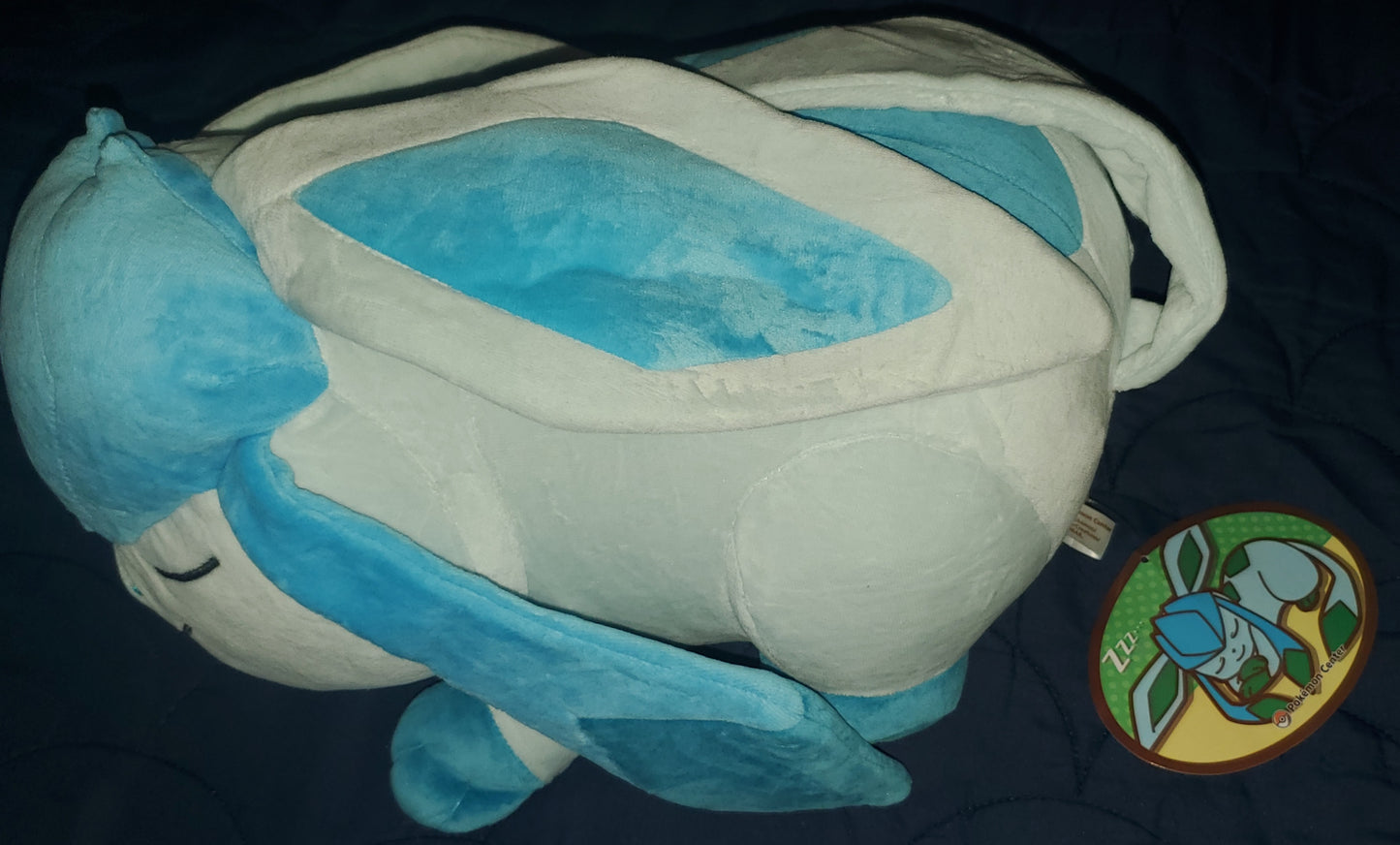 Pokemon Center Glaceon Sleeper Plush Eeveelutions Plush Rare Authentic