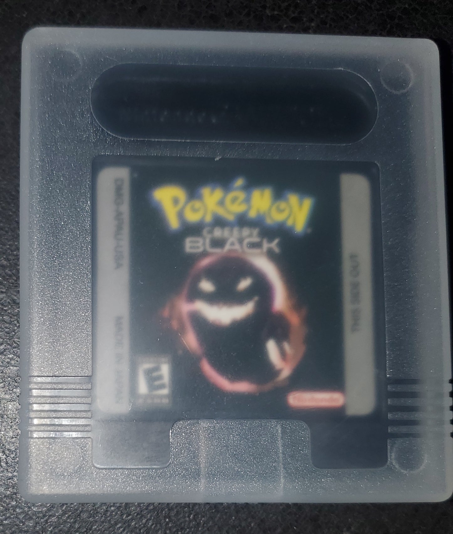 Pokemon Creepy Black GBC Rare GameBoy Color Game Custom ROM