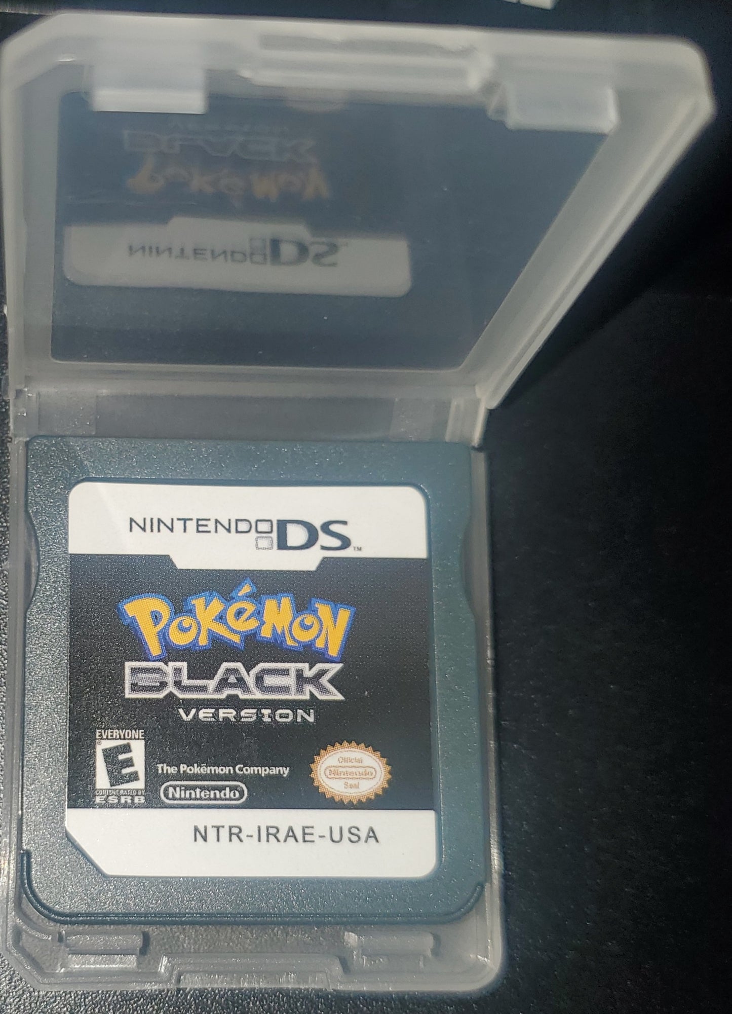 Pokemon Black Version 1 Video Game Nintendo DS R4