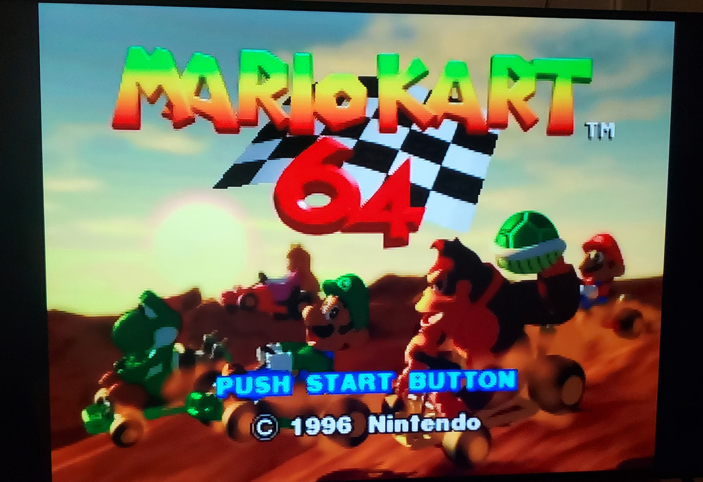 Mario Kart 64 N64 Nintendo 64 Video Game Cartridge