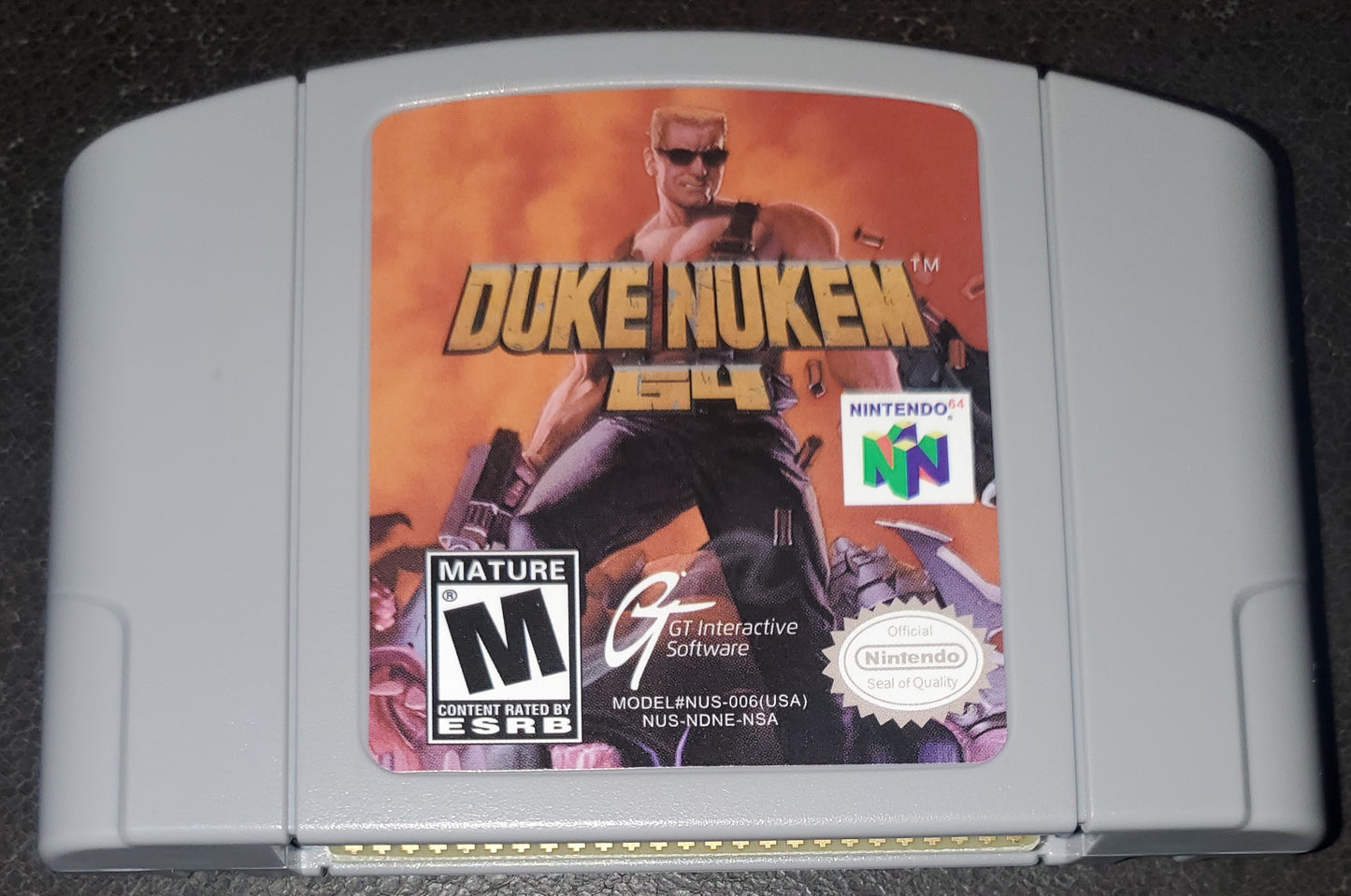 Duke Nukem 64 Video Game Cartridge N64 Nintendo 64