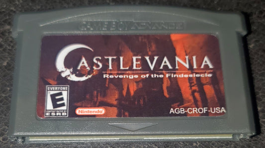 Castlevania Revenge of the Findeslecle GBA Video Game Boy Advance