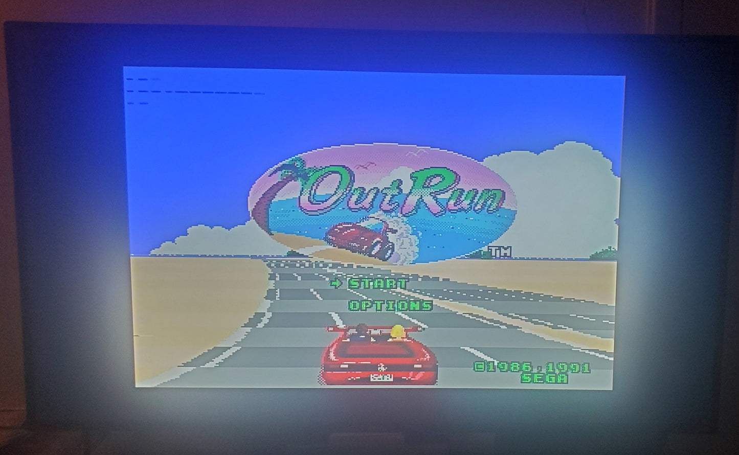 Outrun Sega Genesis Mega Drive Video Game Cartridge