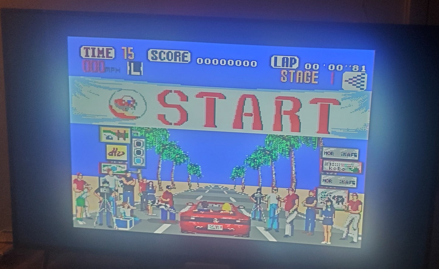 Outrun Sega Genesis Mega Drive Video Game Cartridge