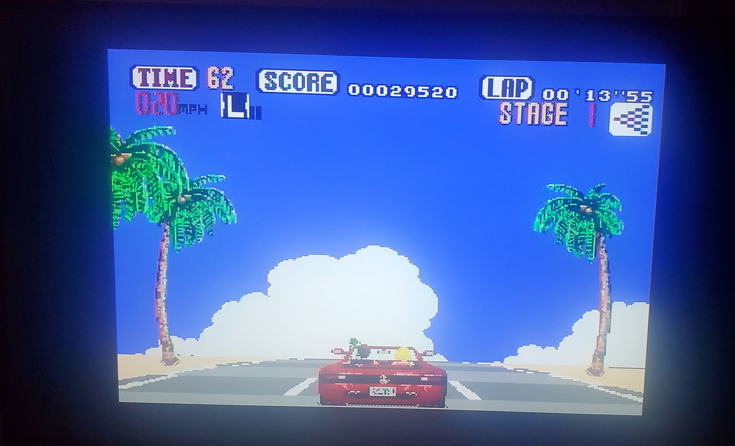 Outrun Sega Genesis Mega Drive Video Game Cartridge