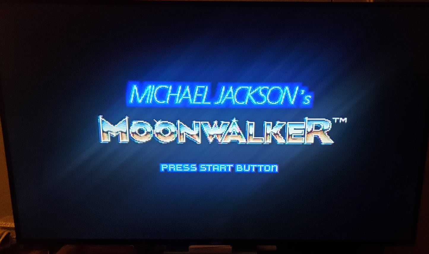 Michael Jackson's Moonwalker Sega Genesis Mega Drive Video Game