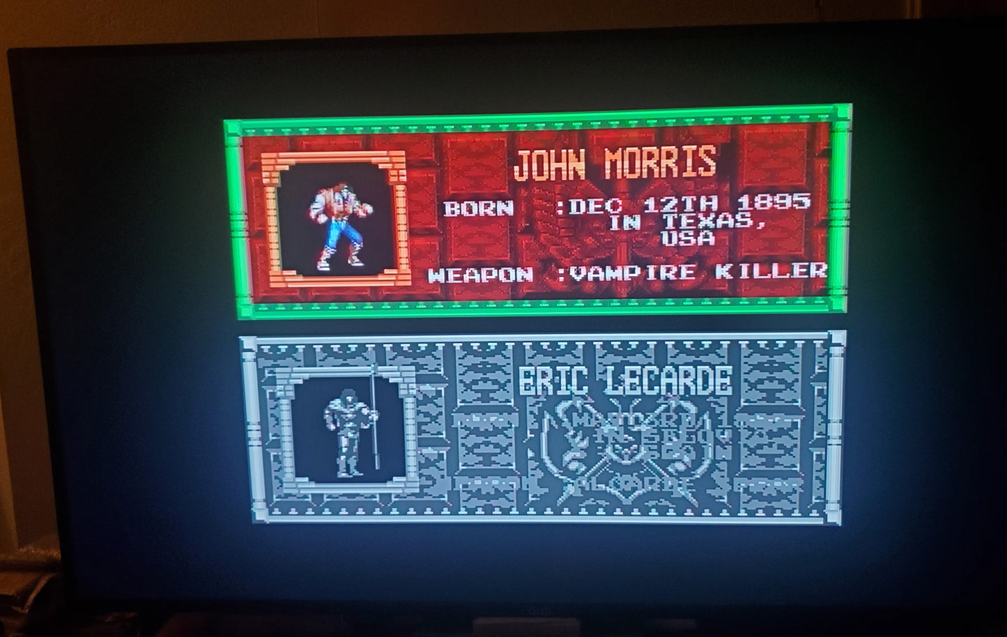 Castlevania Bloodlines Sega Genesis Mega Drive Video Game Cartridge