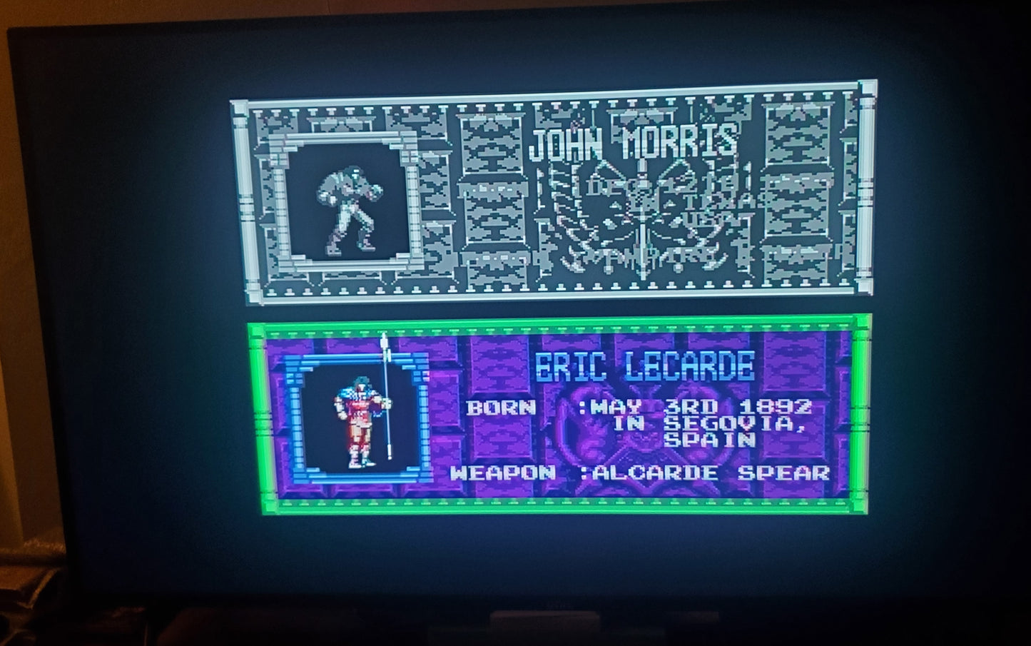 Castlevania Bloodlines Sega Genesis Mega Drive Video Game Cartridge