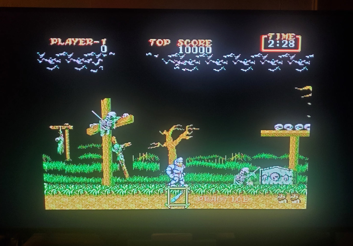 Ghouls 'N' Ghosts Sega Genesis Mega Drive Video Game Cartridge