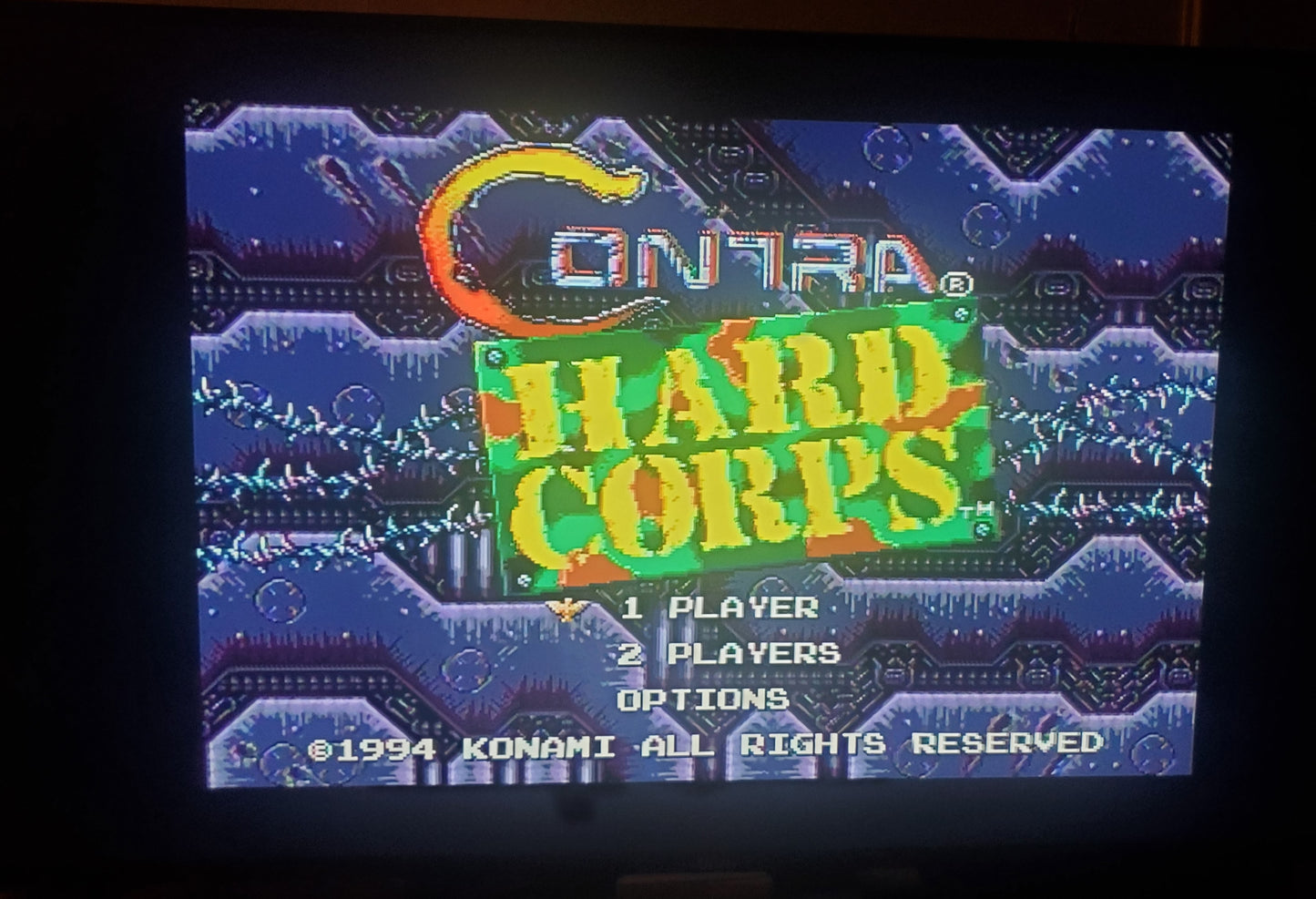 Contra Hard Corps Sega Genesis Mega Drive Video Game Cartridge