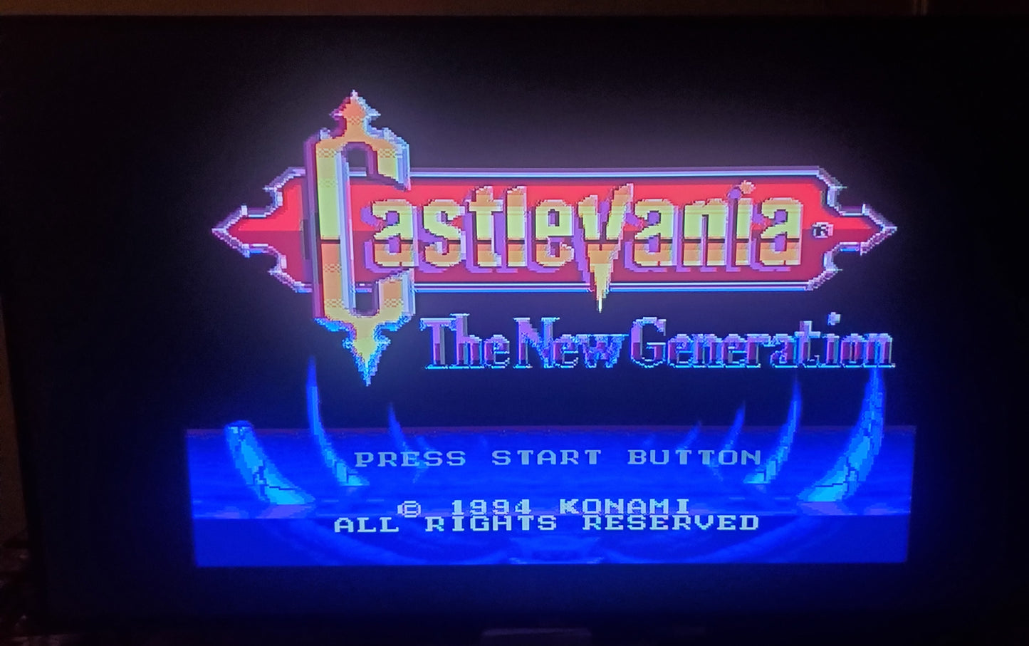 Castlevania The New Generation Sega Genesis Mega Drive Video Game
