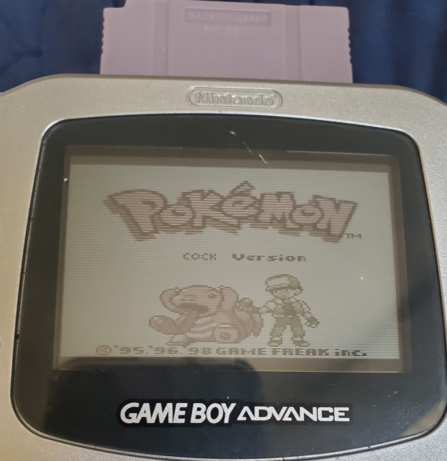 Pokemon Cock GBC ROM Hack Video Game Custom Gameboy Color