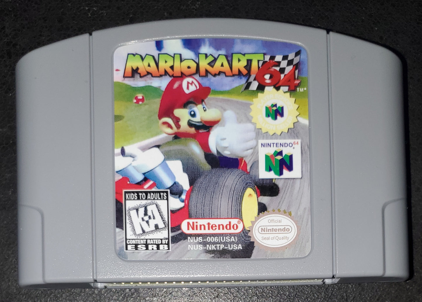 Mario Kart 64 N64 Nintendo 64 Video Game Cartridge