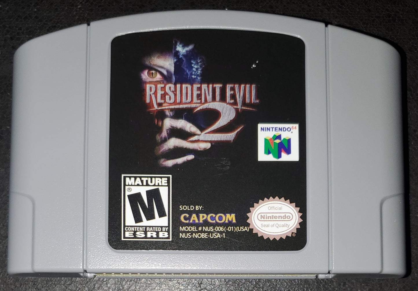 Resident Evil 2 Nintendo 64 N64 Video Game Cartridge 1999