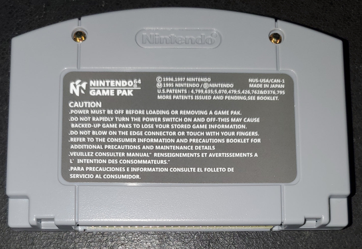 Resident Evil 2 Nintendo 64 N64 Video Game Cartridge 1999