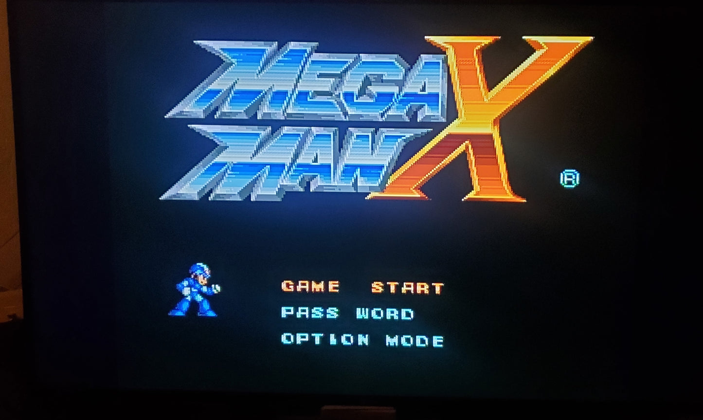Mega Man X SNES Video Game Cartridge Super Nintendo