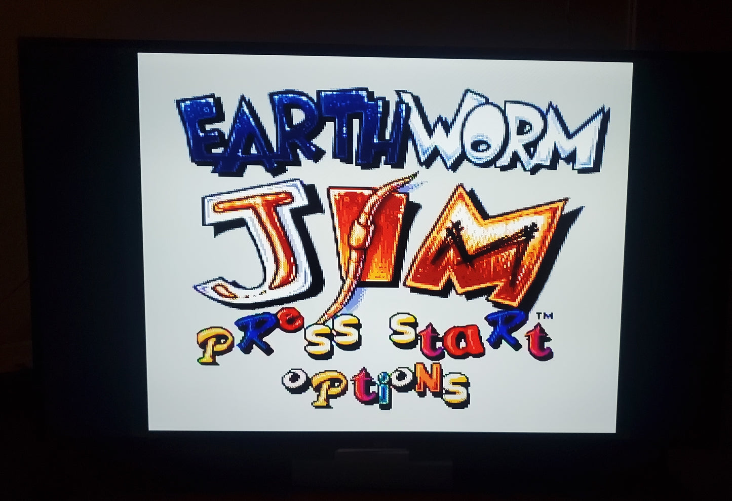 Eathworm Jim SNES Video Game Cartridge Super Nintendo