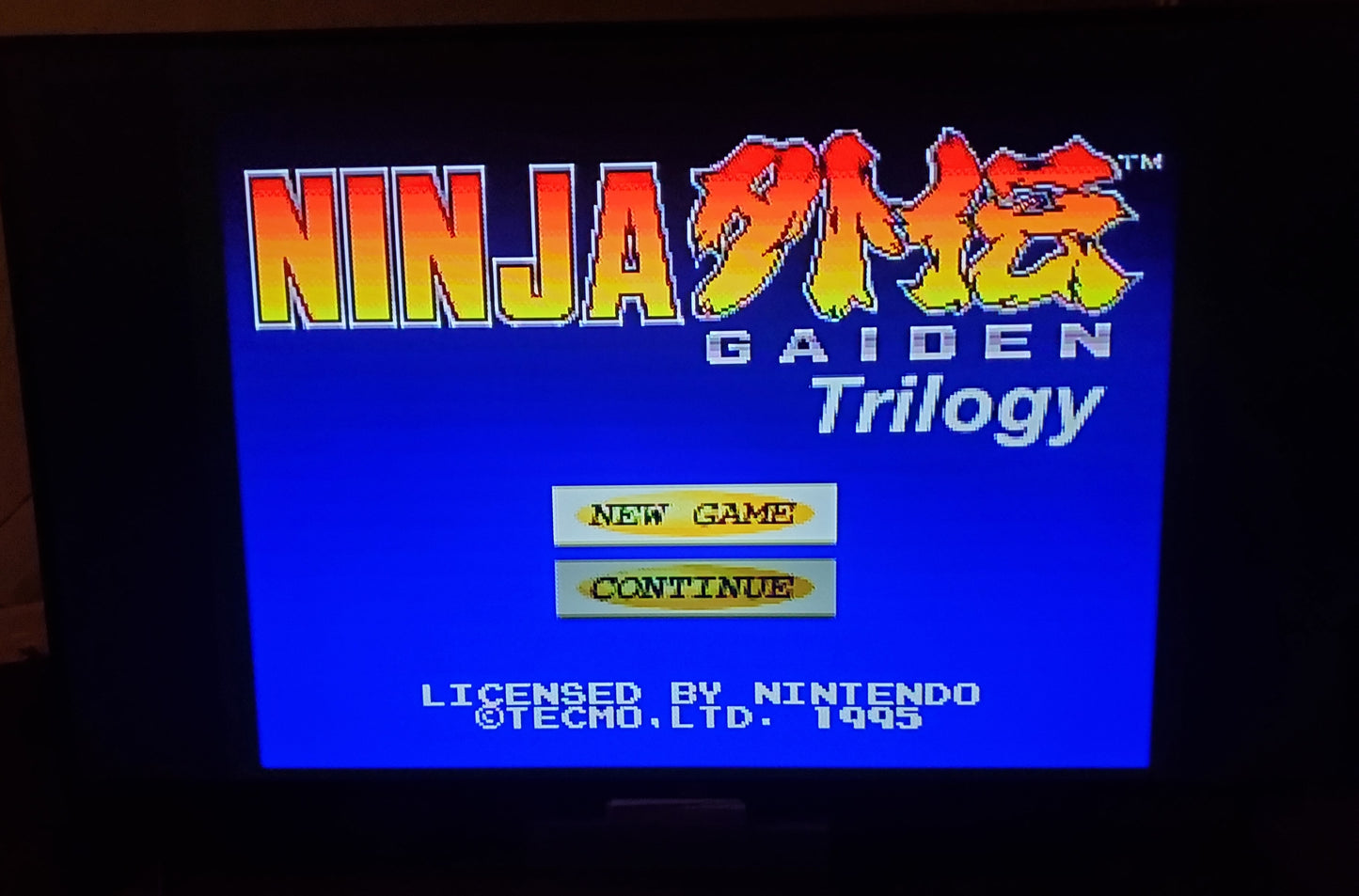 Ninja Gaiden Trilogy SNES Video Game Cartridge Super Nintendo