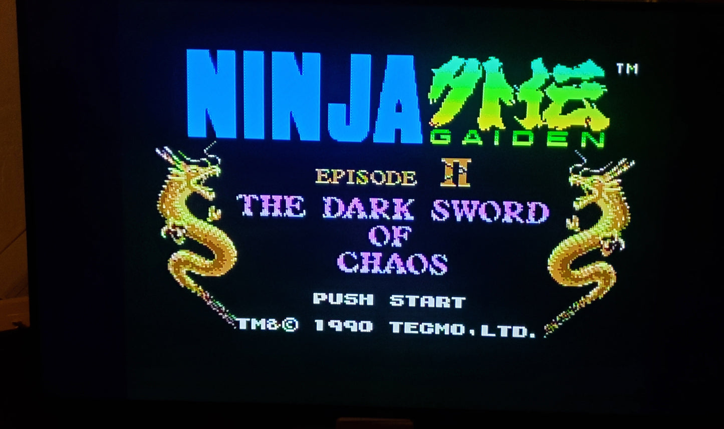 Ninja Gaiden Trilogy SNES Video Game Cartridge Super Nintendo