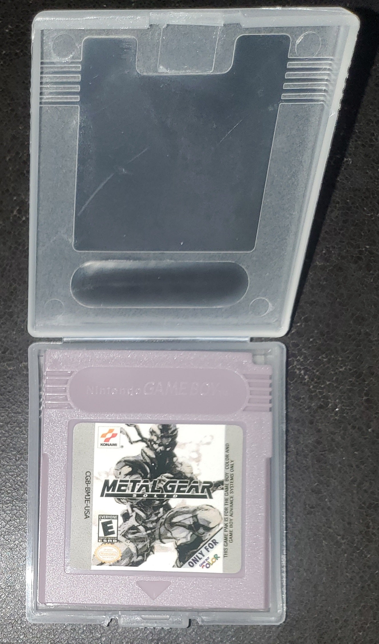 Metal Gear Solid GBC Video Game Catridge Gameboy Color