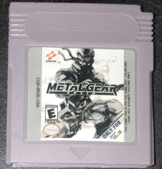 Metal Gear Solid GBC Video Game Catridge Gameboy Color
