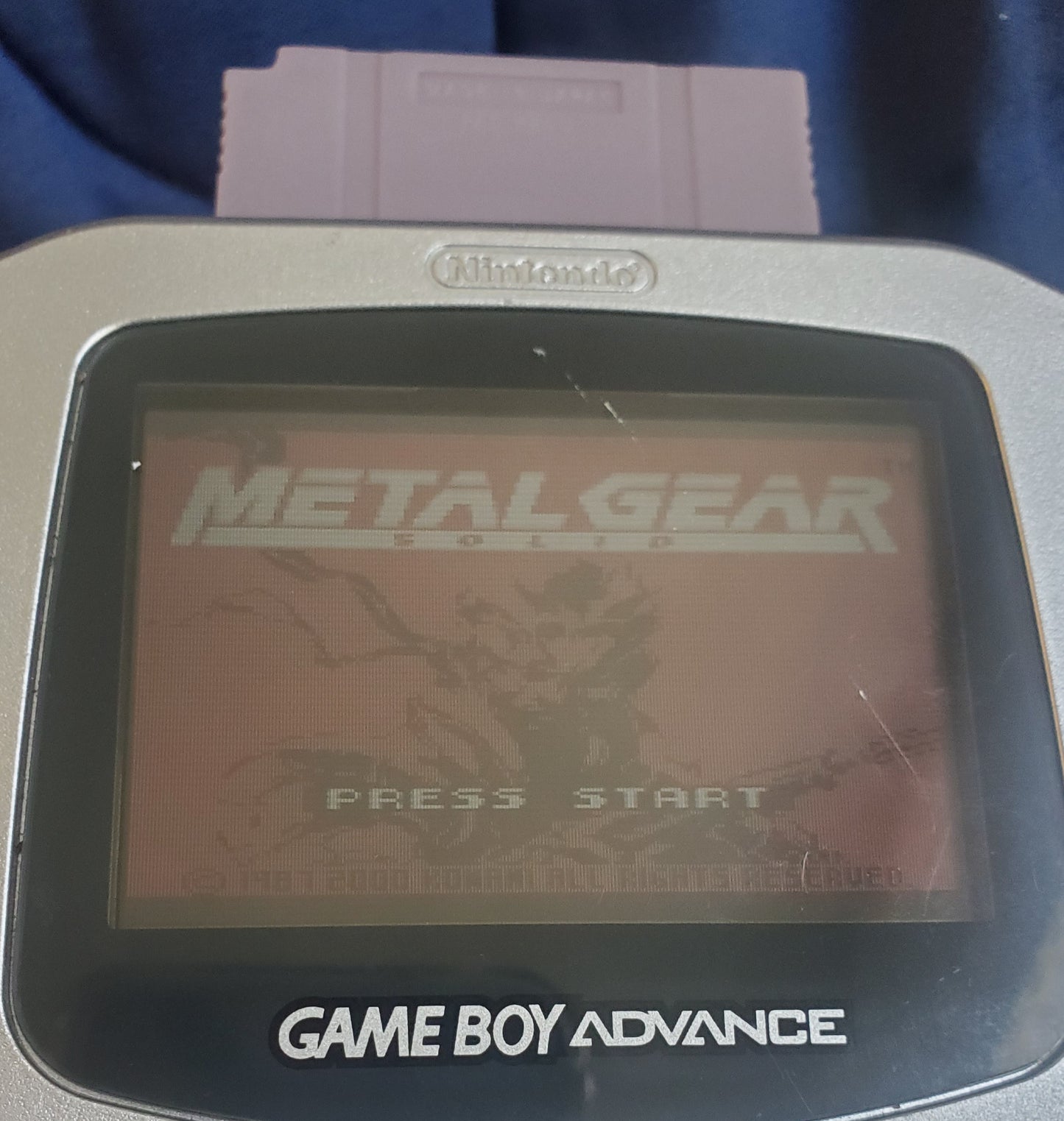 Metal Gear Solid GBC Video Game Catridge Gameboy Color