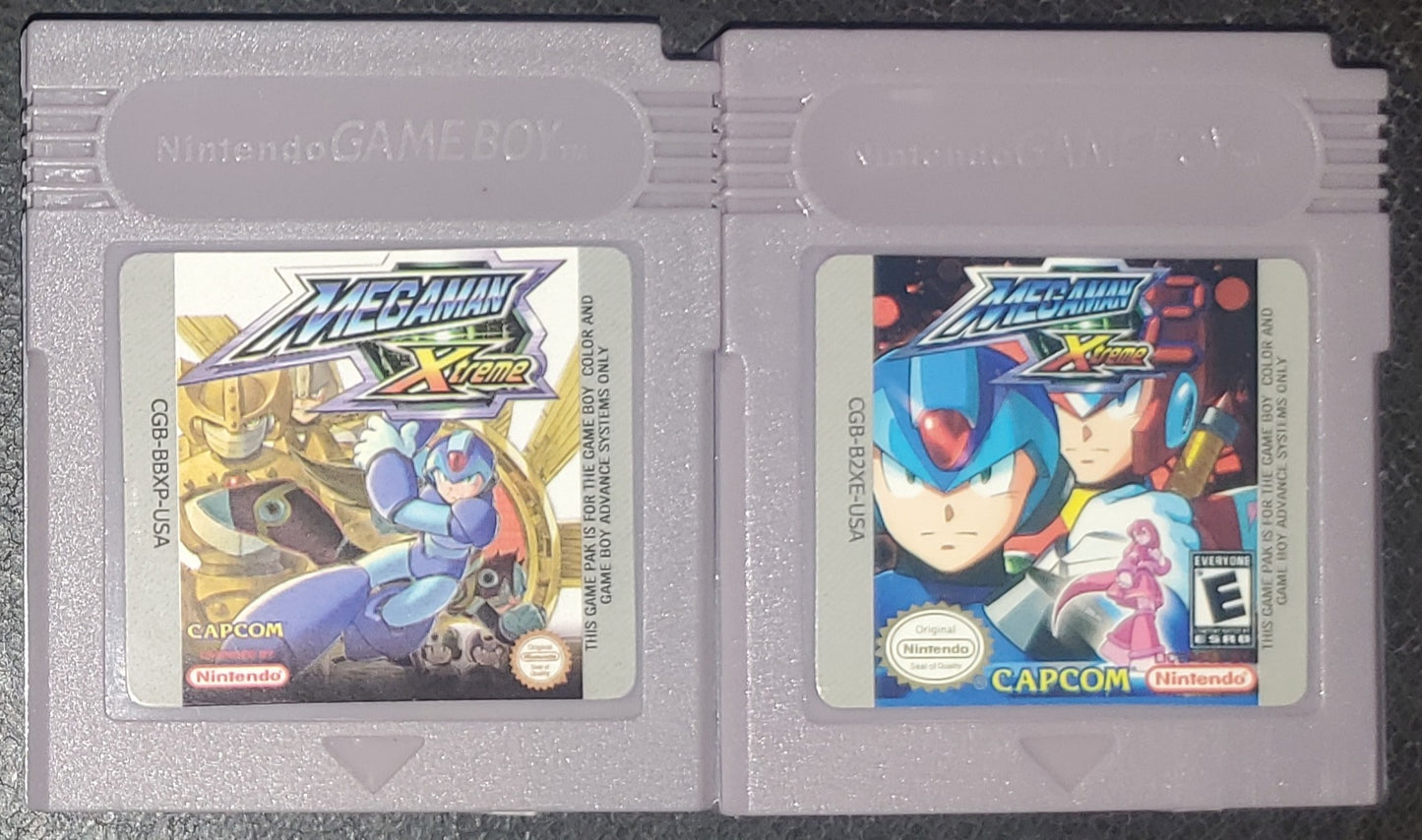 Mega Man and Harvest Moon GB Gameboy Video Game Cartridge