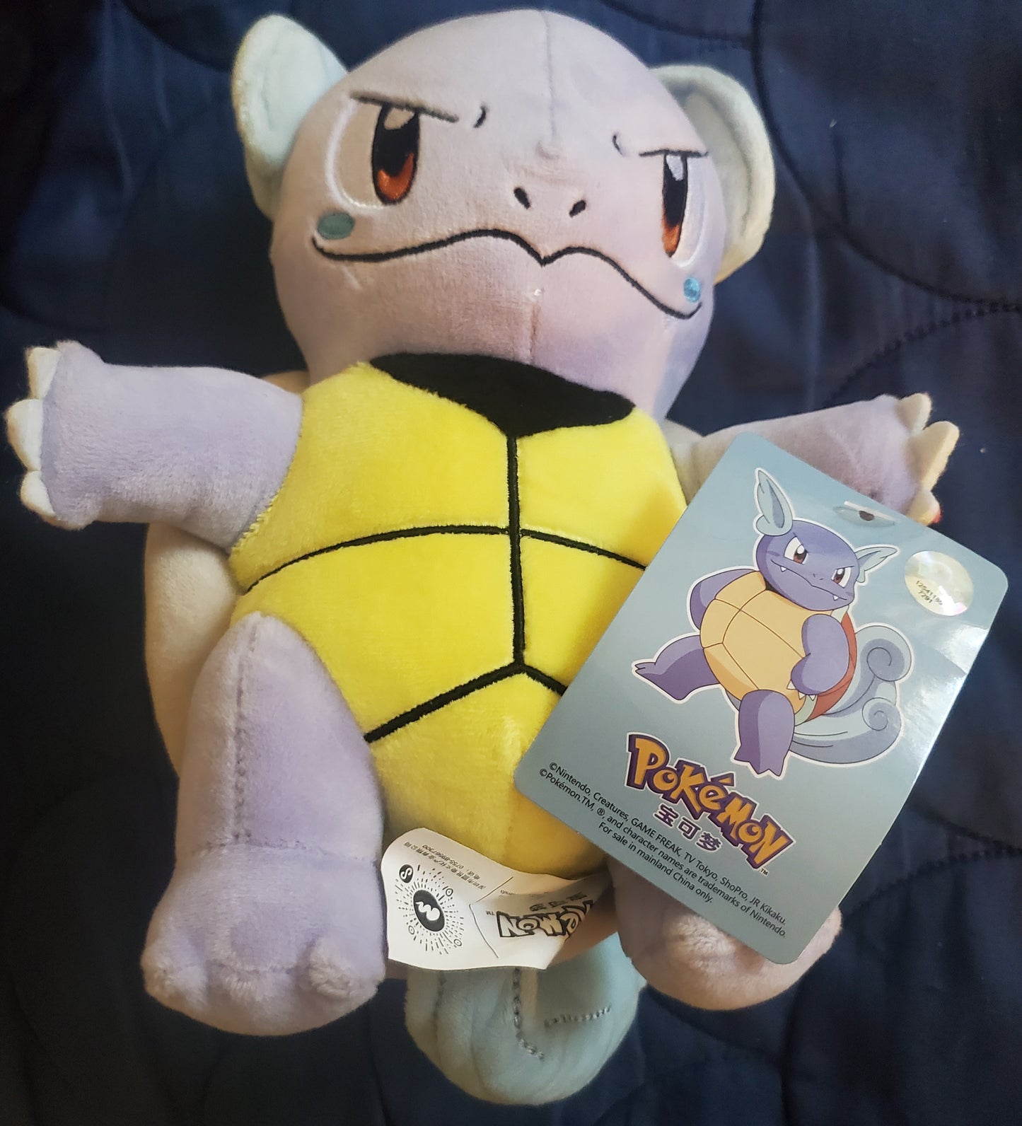 Pokemon Wartortle Plush Soft Stuffed Doll Toys Cute 23 CM Kids