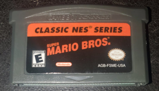 Classic NES Series Super Mario Bros GBA Video Game Boy Advance