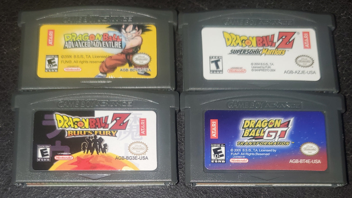 GBA Video Games Collection Bundle Lot Nintendo Gameboy Advance