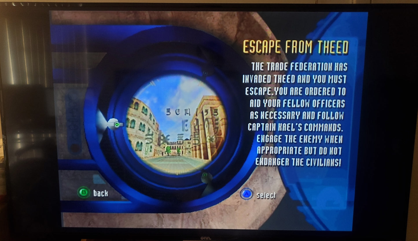 Star Wars Battle of Naboo Nintendo 64 N64 Video Game Cartridge 2000