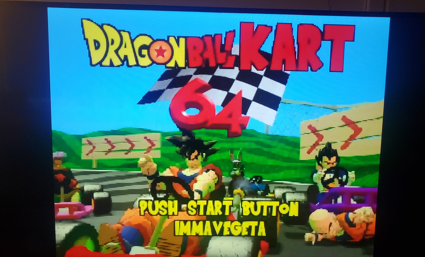 DragonBall Kart Video Game Cartridge N64 Nintendo 64