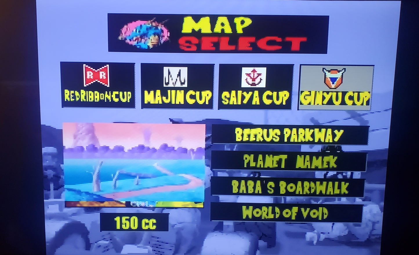 DragonBall Kart Video Game Cartridge N64 Nintendo 64