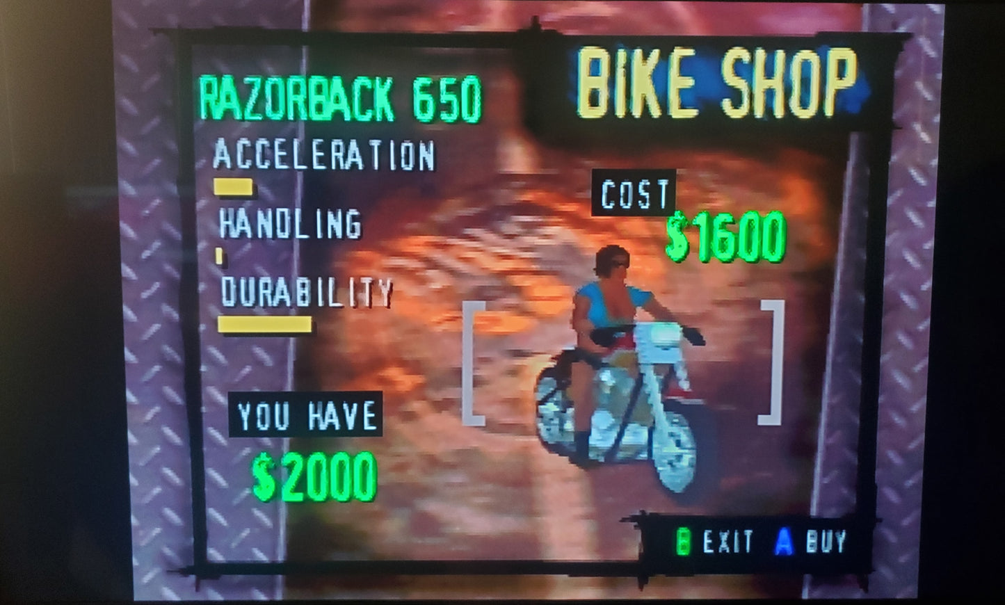 Road Rash Nintendo 64 N64 Video Game Cartridge