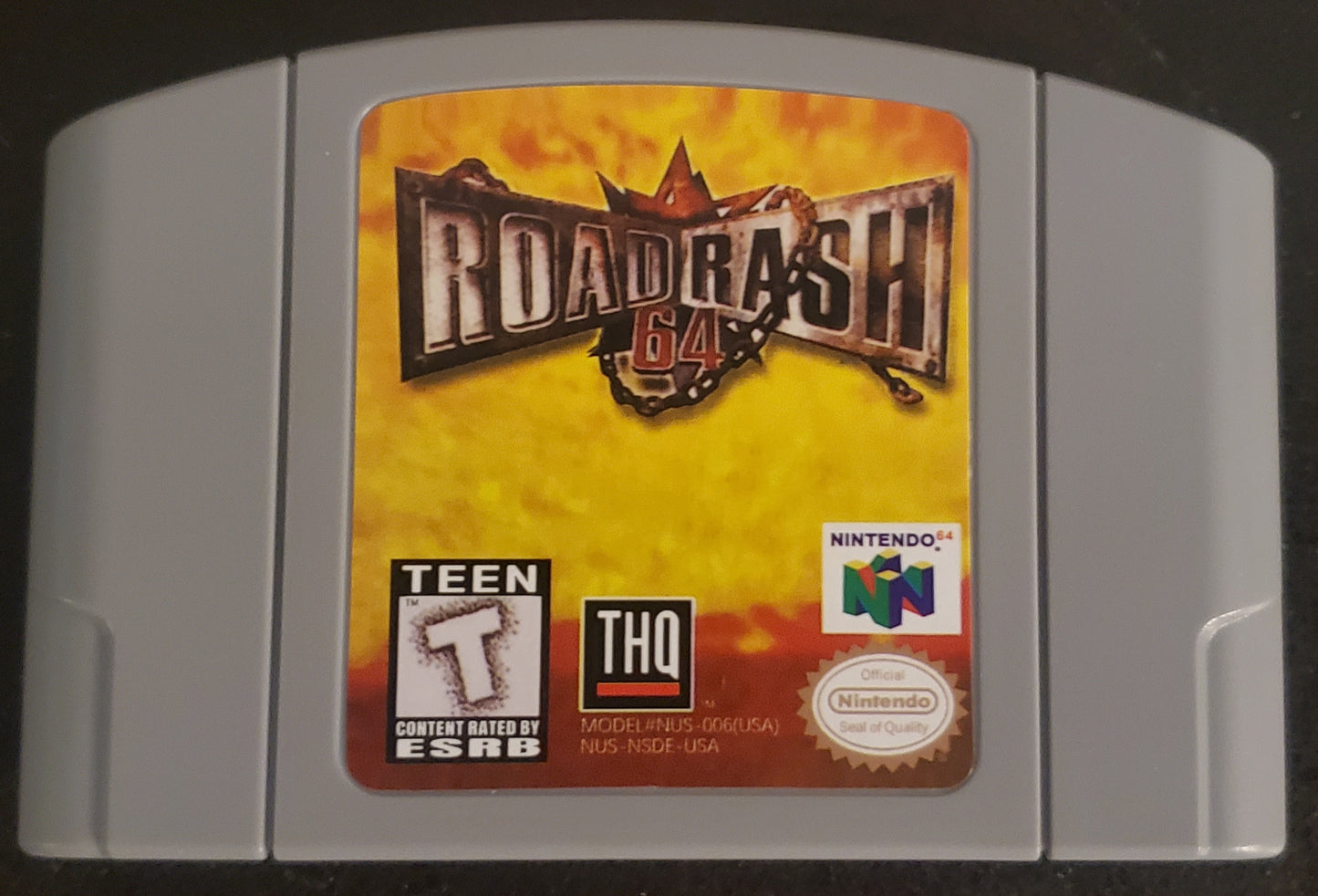 Road Rash Nintendo 64 N64 Video Game Cartridge