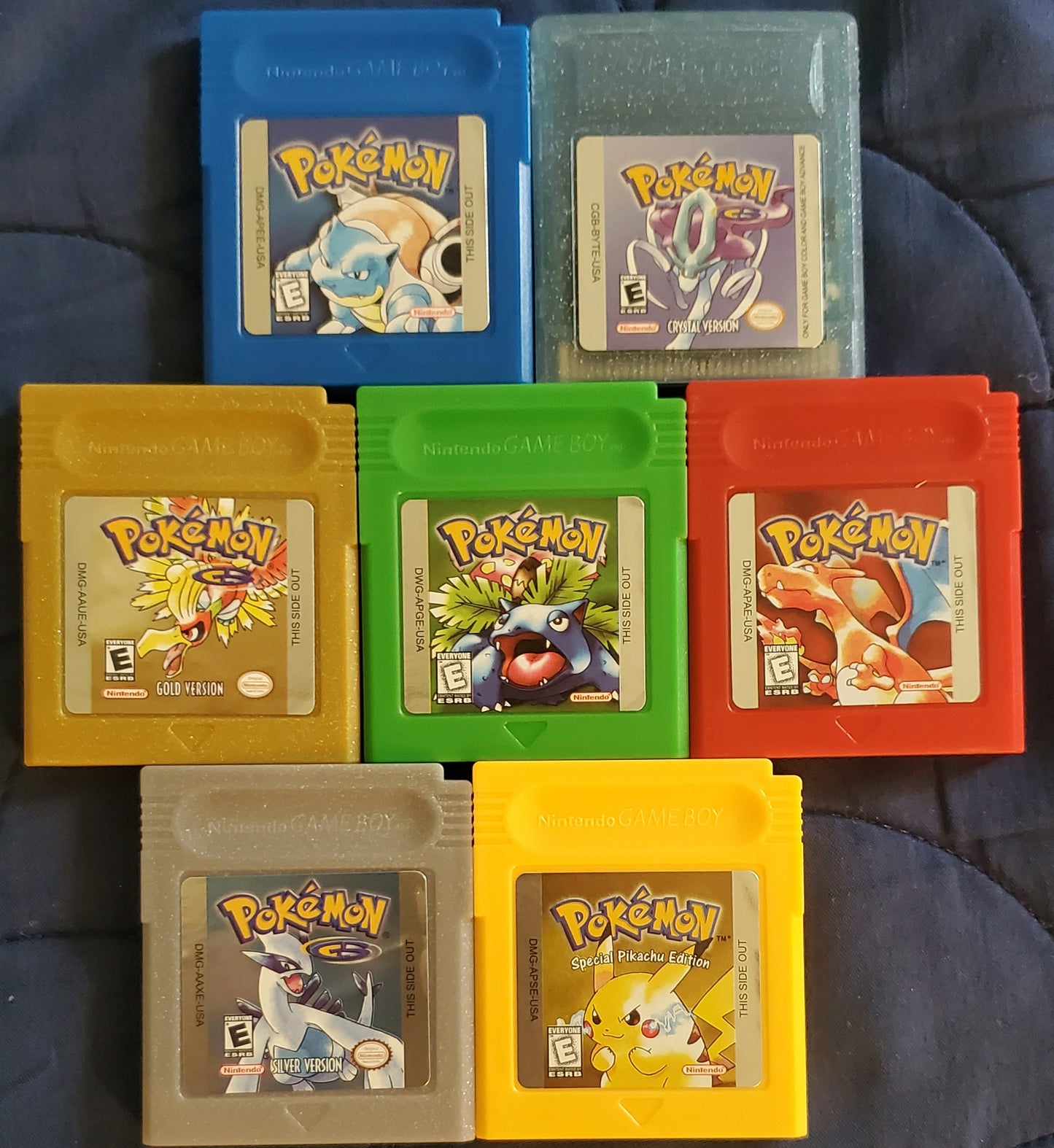 GBC Video Game Cartridge Collection Nintendo Gameboy Color