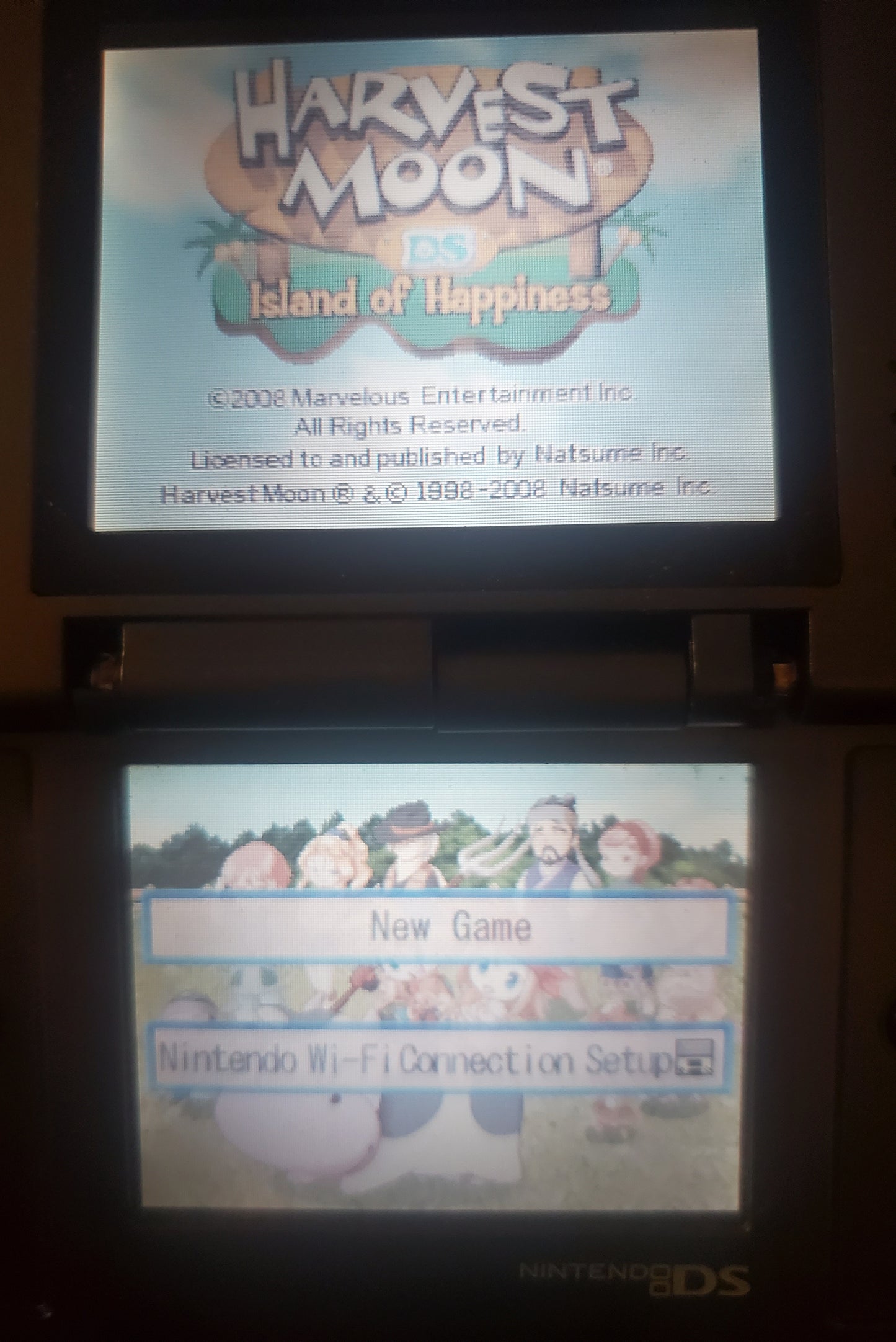 Harvest Moon DS Island of Happiness Video Game Nintendo DS 2007