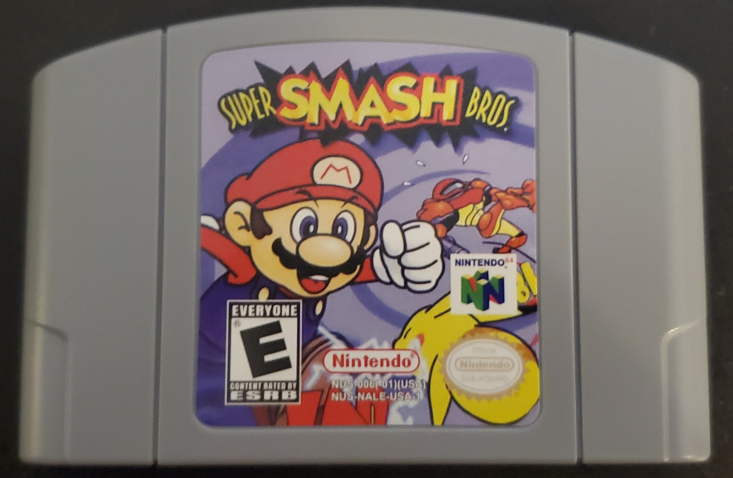Super Smash Bros N64 Nintendo 64 Video Game Cartridge
