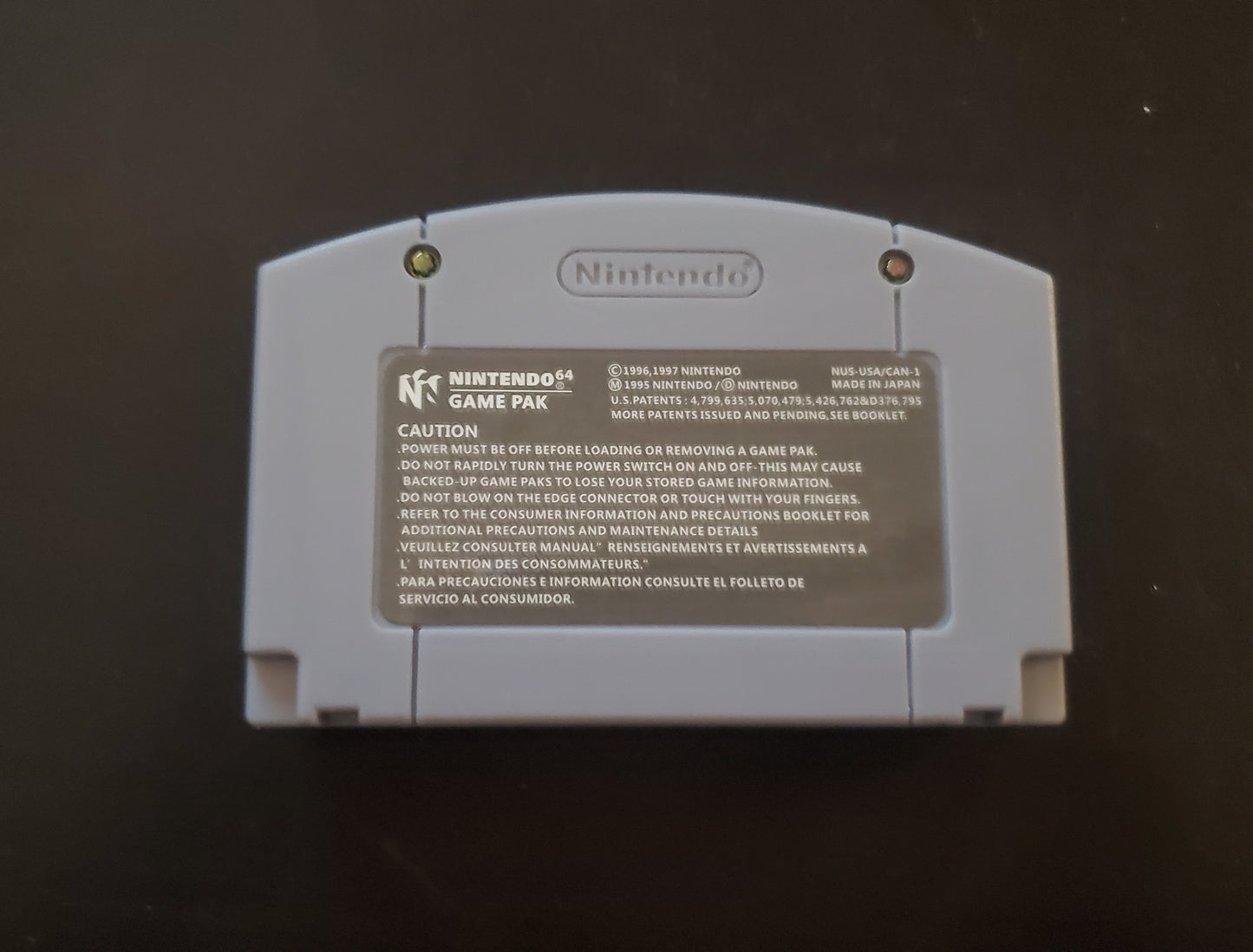 Super Mario 64 N64 Nintendo 64 Video Game Cartridge 1996