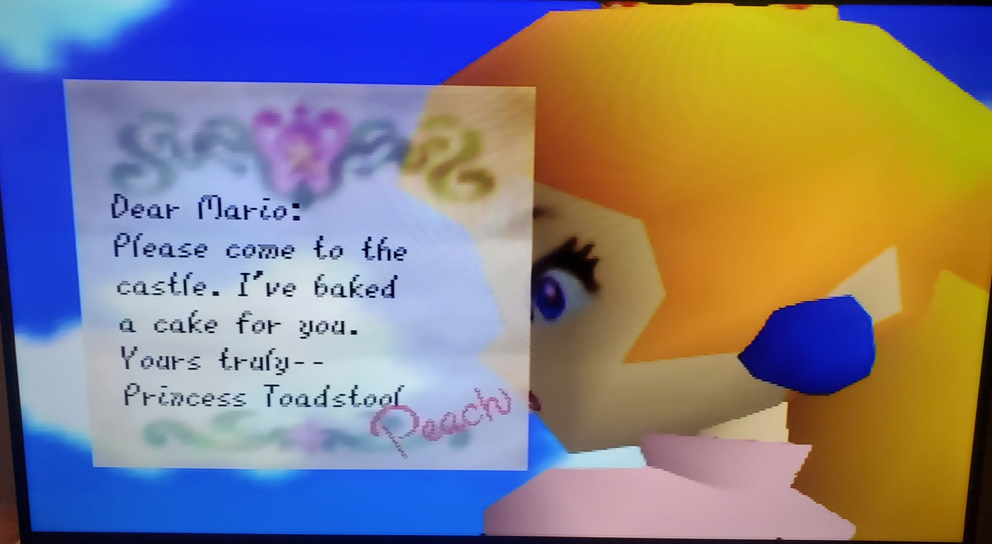 Super Mario 64 N64 Nintendo 64 Video Game Cartridge 1996