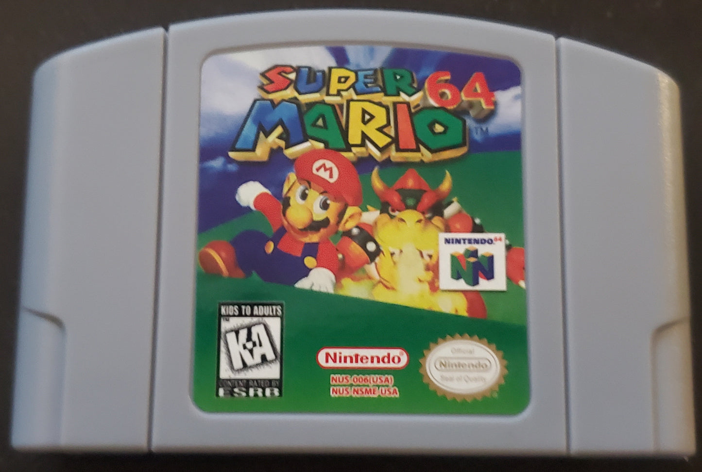 Super Mario 64 N64 Nintendo 64 Video Game Cartridge 1996