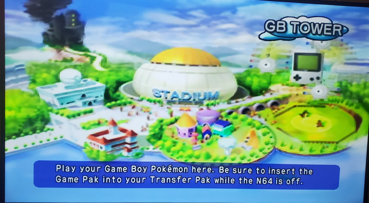 Pokemon Stadium 1 N64 Nintendo 64 Video Game Cartridge 1999
