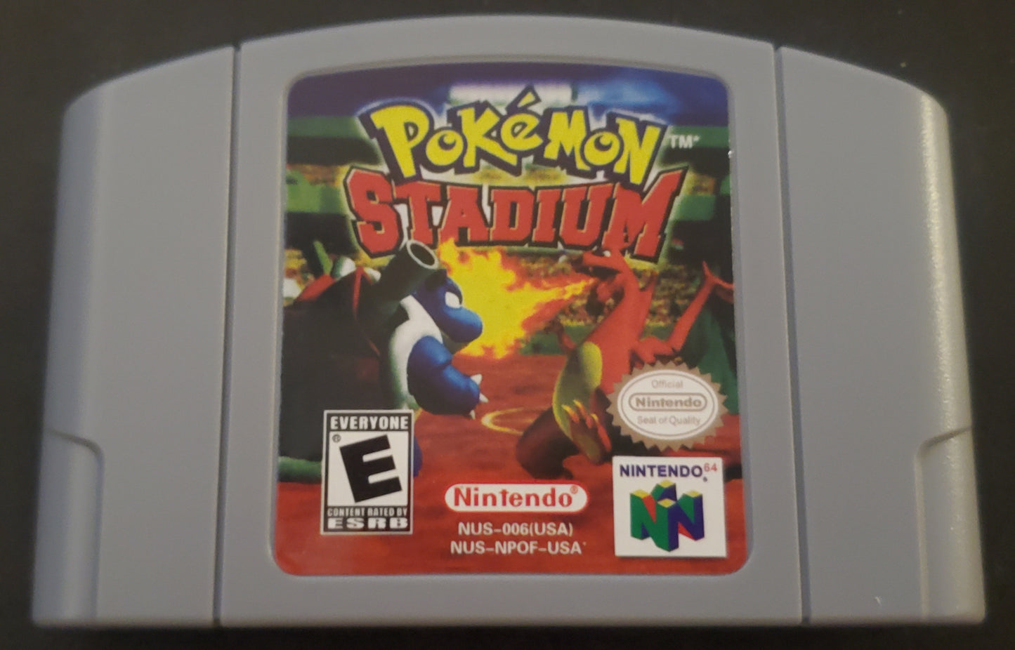 Pokemon Stadium 1 N64 Nintendo 64 Video Game Cartridge 1999