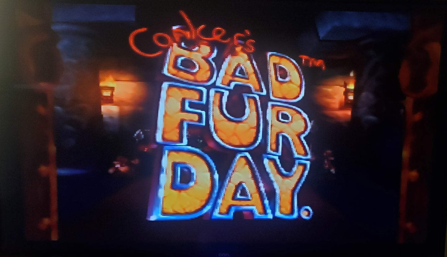 Conker's Bad Fur Day N64 Nintendo 64 Video Game Cartridge 2001