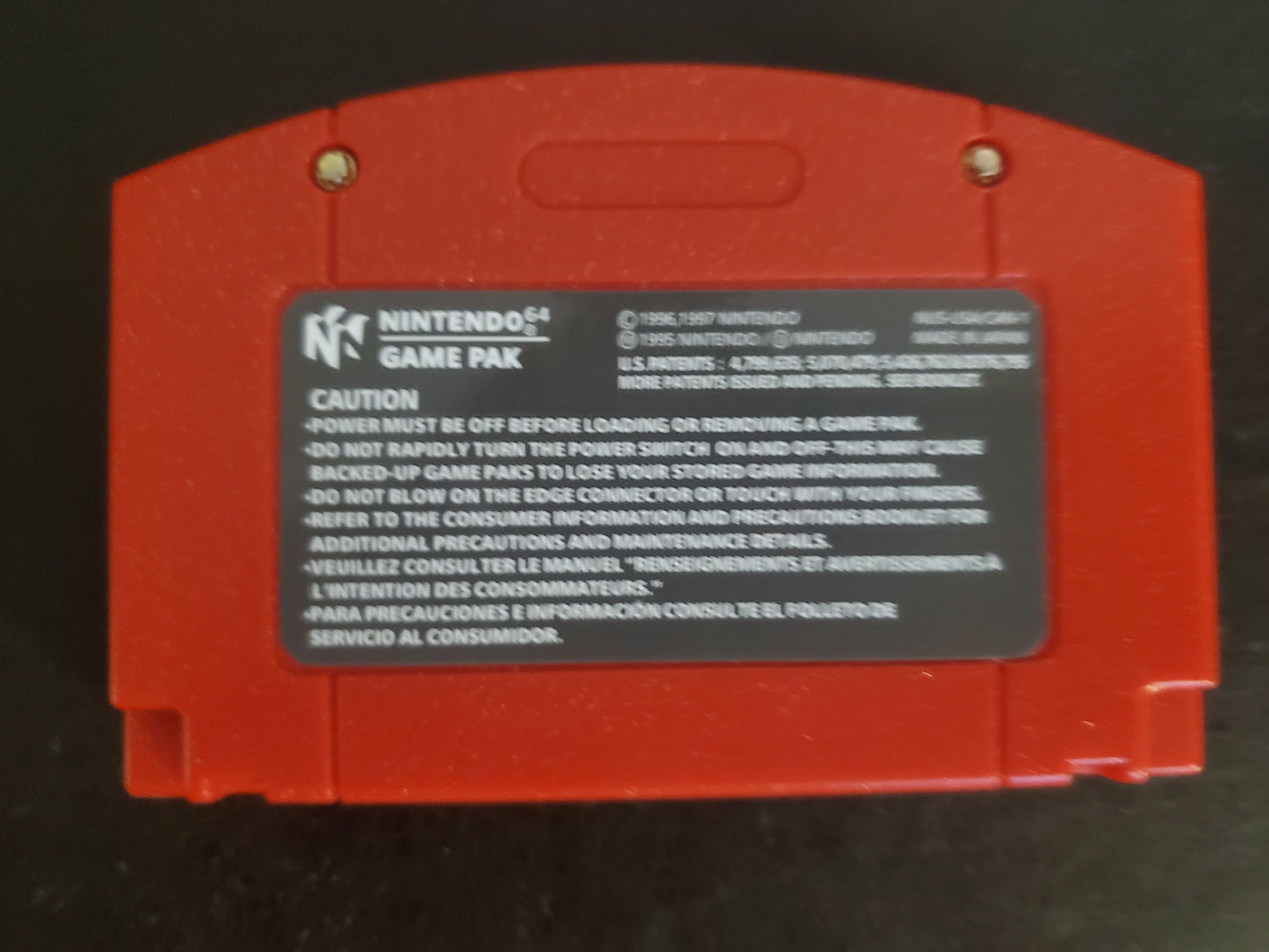 Super Smash Bros Remix N64 Nintendo 64 Video Game Cartridge