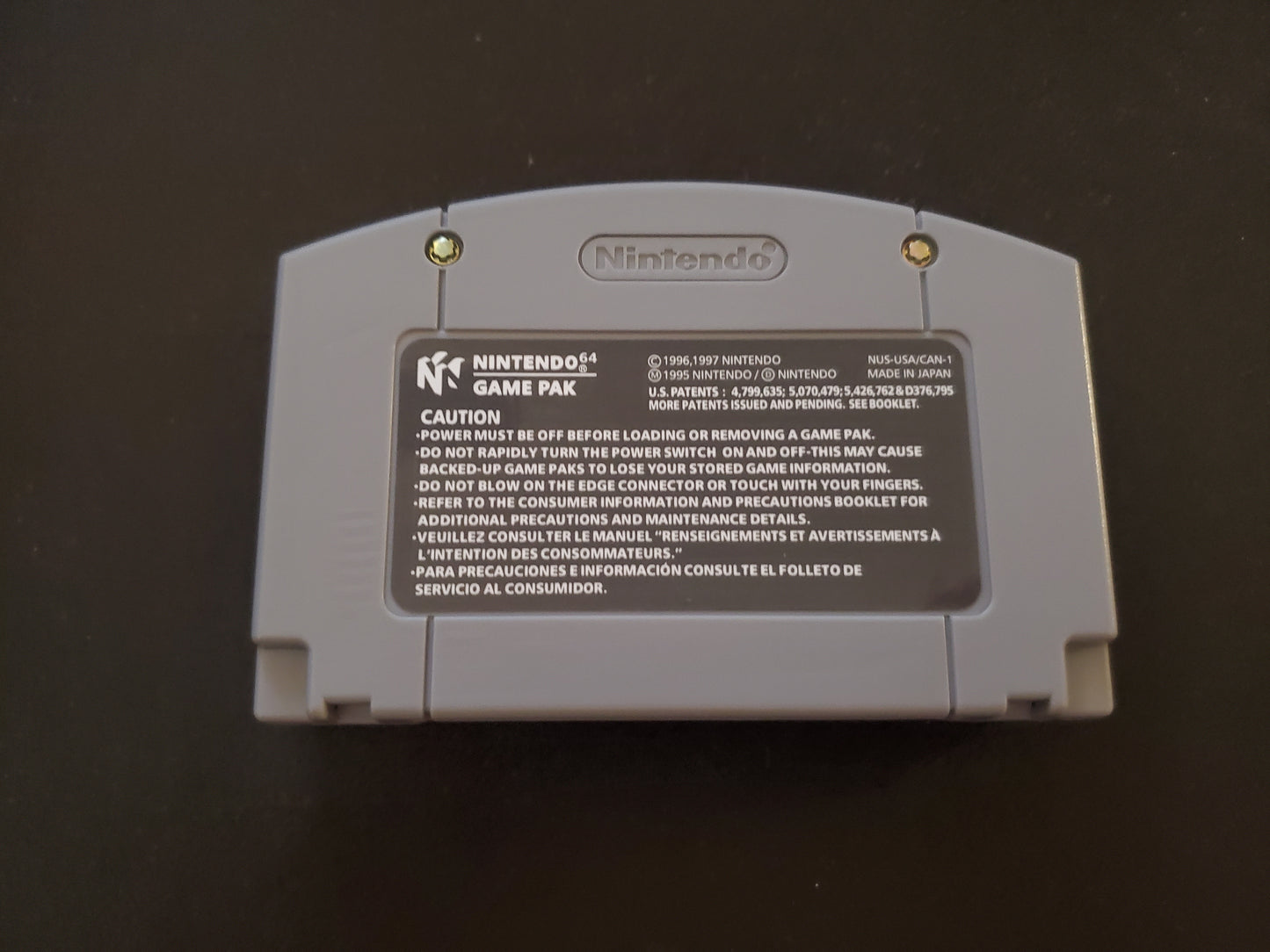 Mortal Kombat Trilogy N64 Nintendo 64 Video Game Cartridge